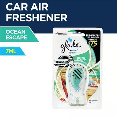 GLADE SPORT CAR AIR FRESHENER 7ML OCEAN ESCAPE
