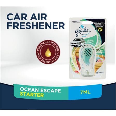 GLADE SPORT CAR AIR FRESHENER 7ML OCEAN ESCAPE