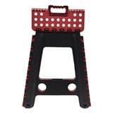 FURDINI BATHROOM FOLDABLE STOOL UNO-L RED/BLACK H45XW40.50XD35 CM