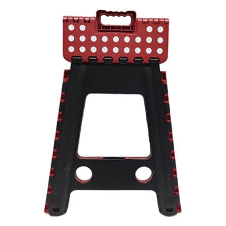 FURDINI BATHROOM FOLDABLE STOOL UNO-L RED/BLACK H45XW40.50XD35 CM