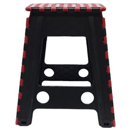 FURDINI BATHROOM FOLDABLE STOOL UNO-L RED/BLACK H45XW40.50XD35 CM
