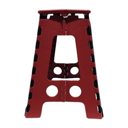 FURDINI BATHROOM FOLDABLE STOOL UNO-L RED/BLACK H45XW40.50XD35 CM