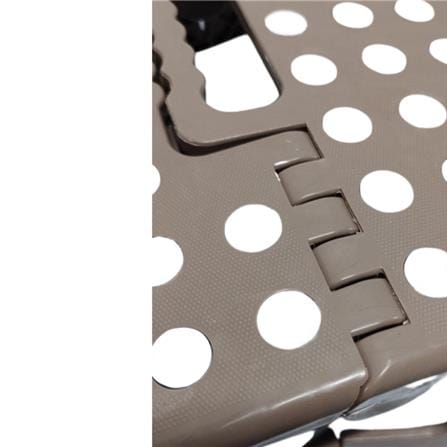 FURDINI BATHROOM FOLDABLE STOOL UNO-S_ORANGE/NAVY