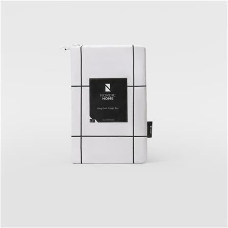 NORDIC HOME BED SHEET LUXE SATEEN QUEEN 100102 WHITE