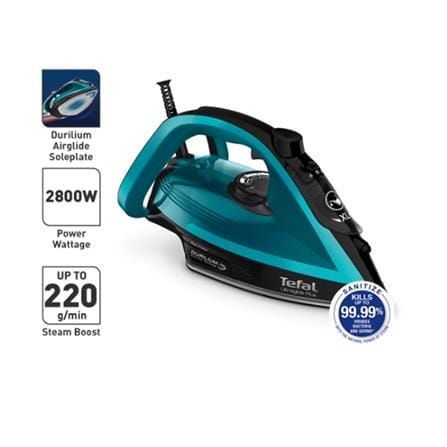 TEFAL STEAM IRON FV5847 2800WATT DURILIUM SOLEPLATE