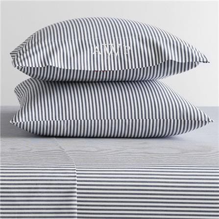 NORDIC HOME BED SHEET SET LUXE SATEEN QUEEN 100202 GREY