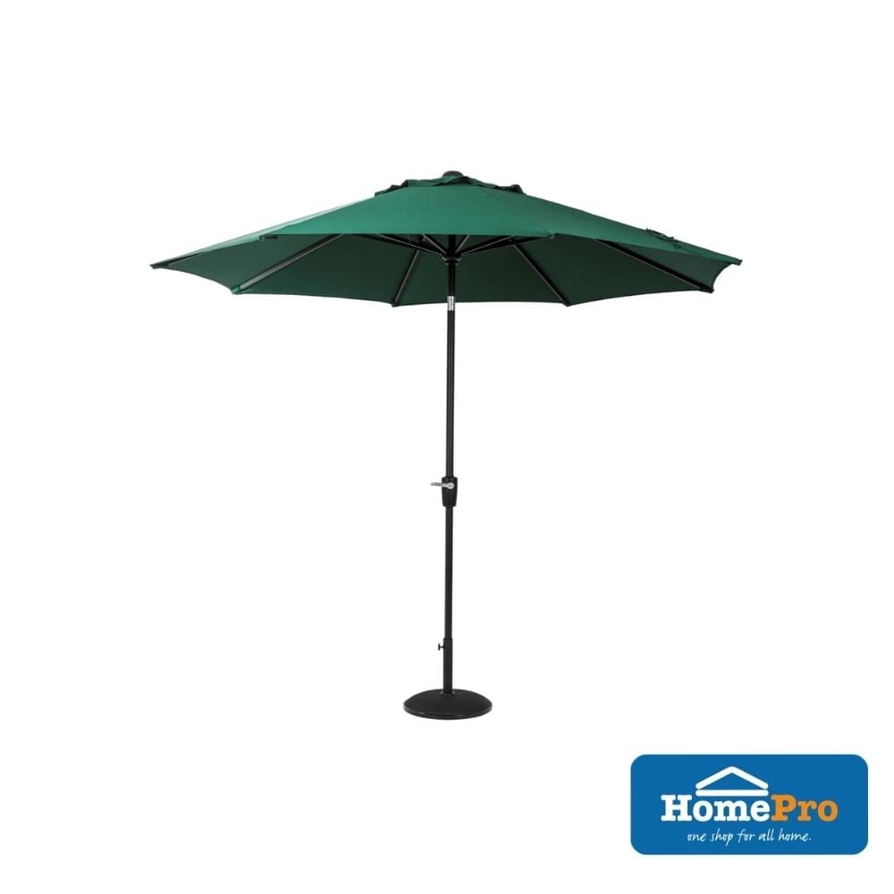 SPRING PARASOL SPRING OUTDOOR UMBRELLLA D229X240CM DARK GREEN
