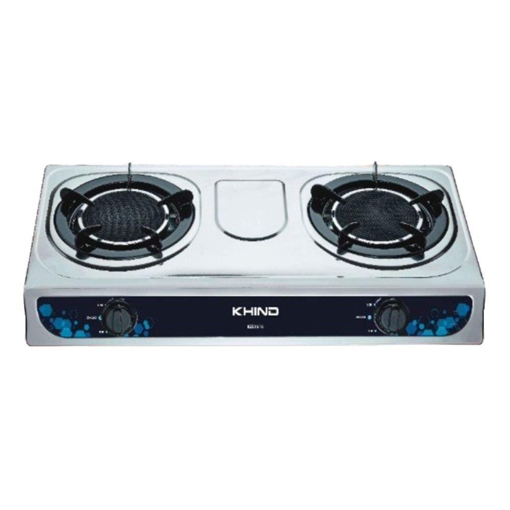 KHIND GAS STOVE IGS1516 2BURNER 2.5KW