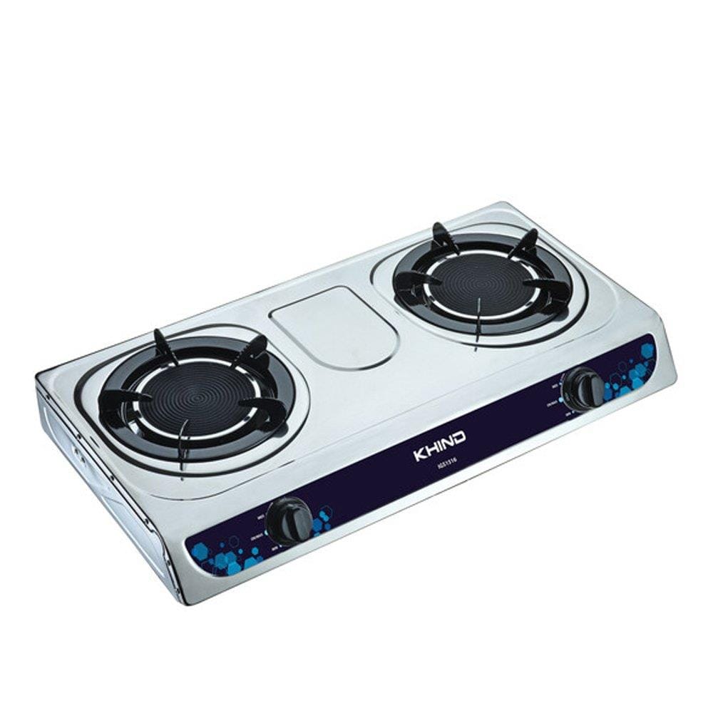 KHIND GAS STOVE IGS1516 2BURNER 2.5KW