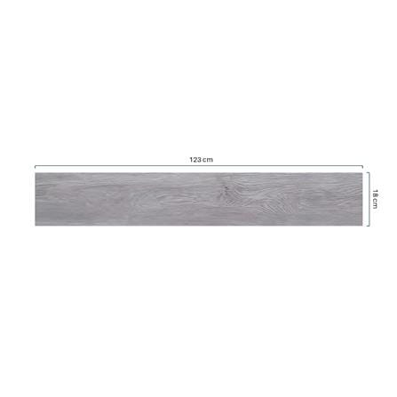 CROBERN SPC CLICK 6MM 18X123CM WOOD GREY 1.77M2