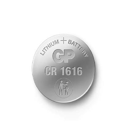 LITHIUM CELL BATTERY CR1616 CARD 1 GP