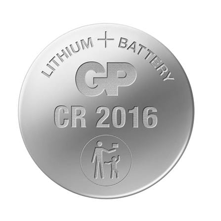 LITHIUM CELL BATTERY CR2016 CARD 1 GP