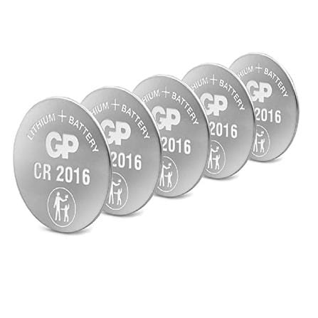 LITHIUM CELL BATTERY CR2016 CARD 1 GP