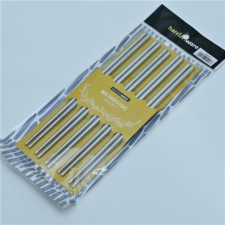 HARRIANWARE 5PAIRS  STAINLESS STEEL CHOPSTICK