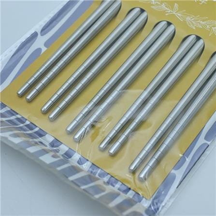 HARRIANWARE 5PAIRS  STAINLESS STEEL CHOPSTICK