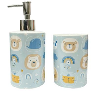 MOYA BATHWARE SET CE CE3041AA-2 PASTEL DOLL H17.80XW15XD7.50 CM