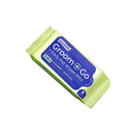 ALCOSM DAILY PET WIPES MINI 8 SHEETS X 8 EACH