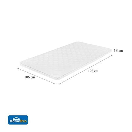 TOPPER LUCIA 3.5 106X198CM WHITE