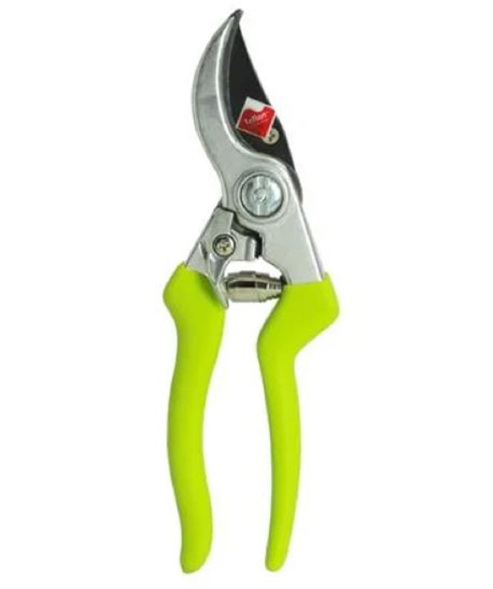 TEFLON-COATED SECATEURS BYPASS PRUNER SPRING 8.6INCH DGH2505 GREEN