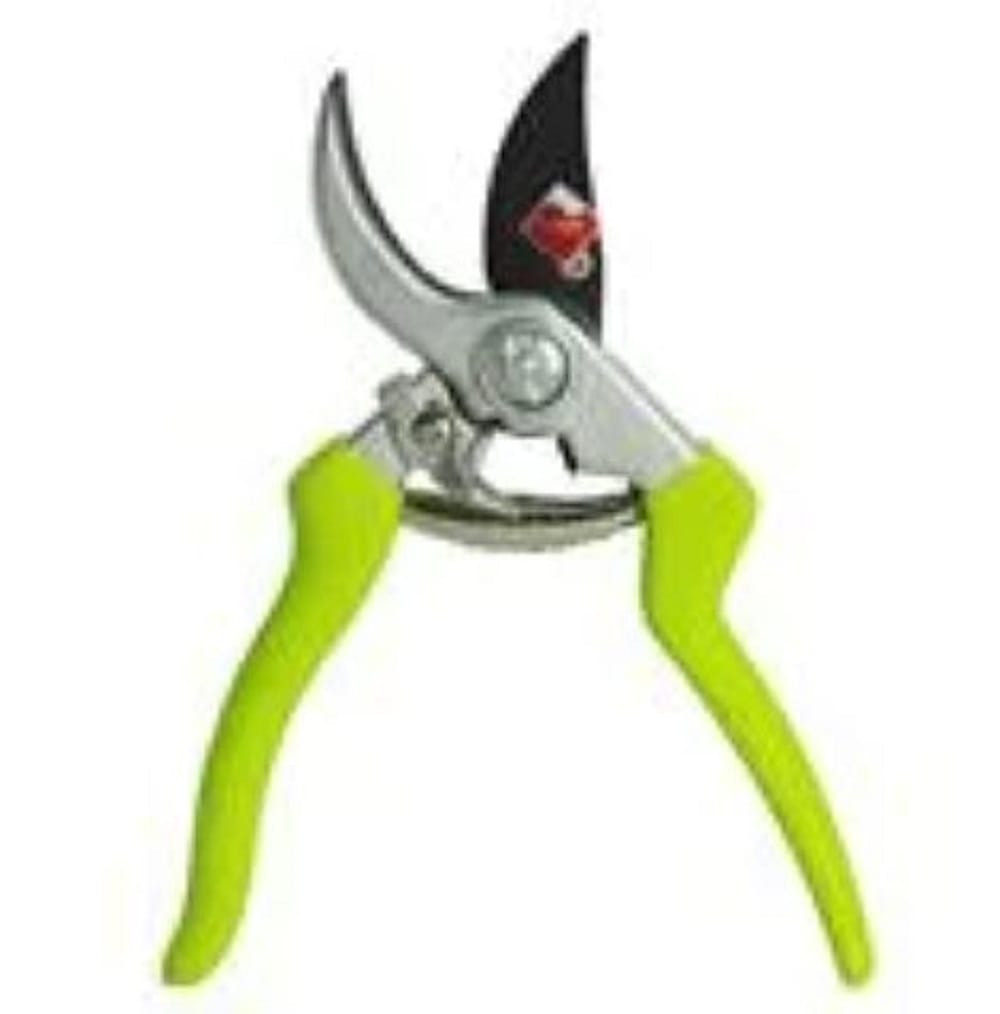 TEFLON-COATED SECATEURS BYPASS PRUNER SPRING 8.6INCH DGH2505 GREEN