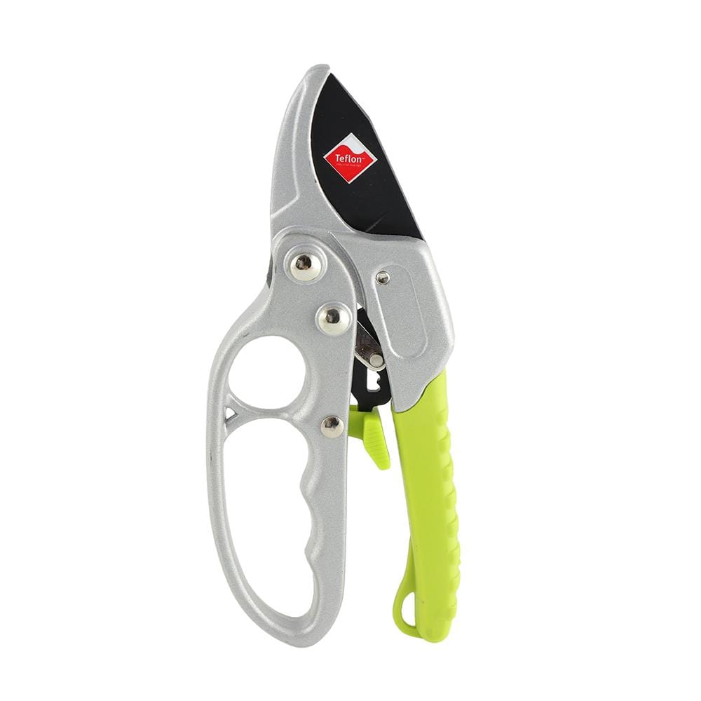 RATCHET PRUNERE SHEARS SPRING DGH2501 8INCH STEEL GREEN