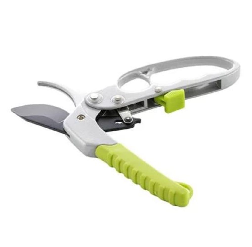 RATCHET PRUNERE SHEARS SPRING DGH2501 8INCH STEEL GREEN