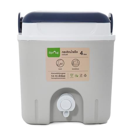 SPRING AG398 4L GY/BL COOLER
