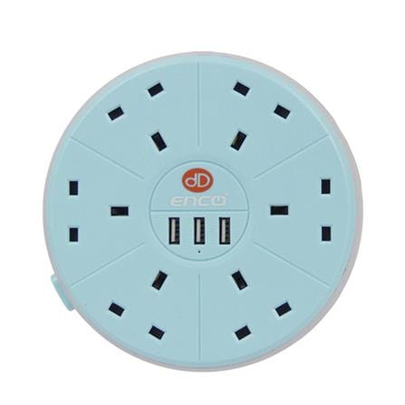 POWER STRIP   6G2M+3USB 3U6KBU ENCO ENCO