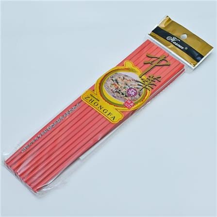 HARRIANWARE 10PAIR  PLASTIC CHOPSTICK 9.5IN RED R095