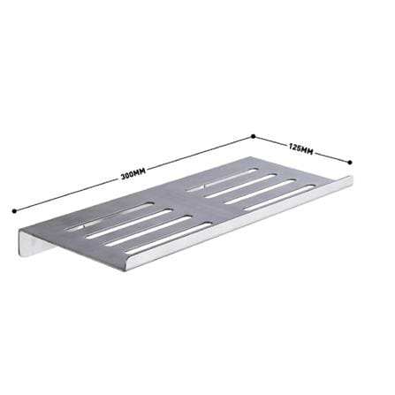 RASLAND BATH RACK 1TIER RA 5665-SHELF STAINLESS STEEL