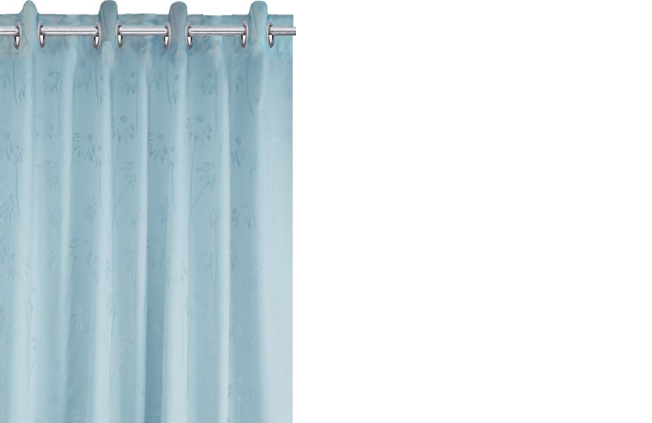 HLS CURTAIN EYELET CHAMOMILE 140X180CM LIGHT BLUE