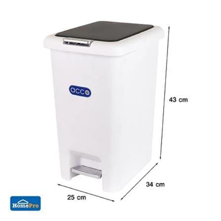 SQUARE DUSTBIN PEDAL ACCO COCO G1850 20L