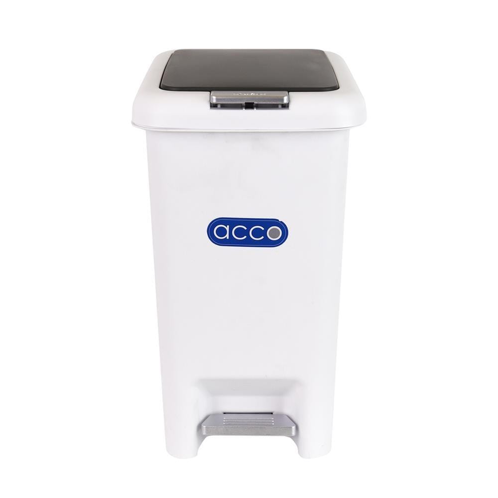 SQUARE DUSTBIN PEDAL ACCO COCO G1830-W 10L