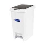 SQUARE DUSTBIN PEDAL ACCO COCO G1830-W 10L