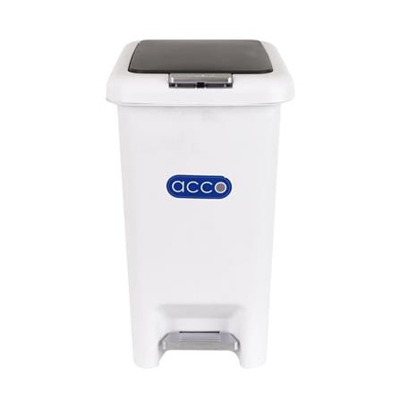 SQUARE DUSTBIN PEDAL ACCO COCO G1830-W 10L