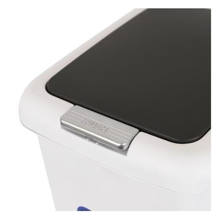 SQUARE DUSTBIN PEDAL ACCO COCO G1830-W 10L