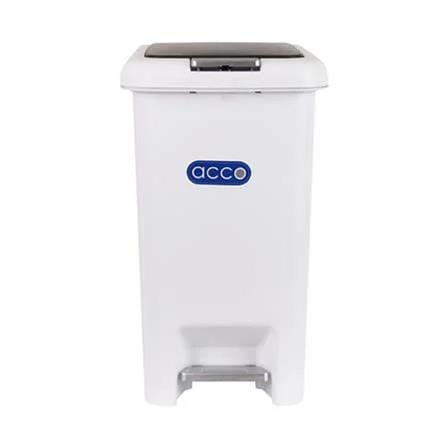 SQUARE DUSTBIN PEDAL ACCO COCO G1840-W 15L