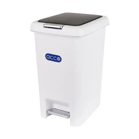 SQUARE DUSTBIN PEDAL ACCO COCO G1840-W 15L