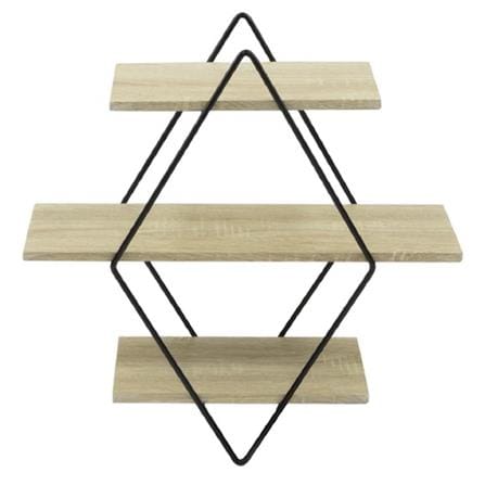 WALL SHELVES GOGIA BEECH 50X19X50CM