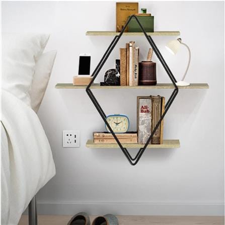 WALL SHELVES GOGIA BEECH 50X19X50CM