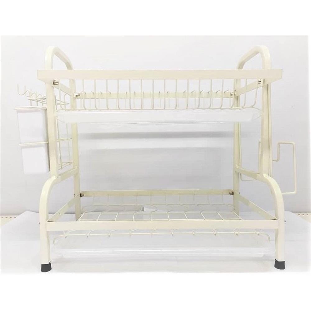DISH DRAINER KECH MODISH 42X25X42CM YS20634MPWHITE WHITE