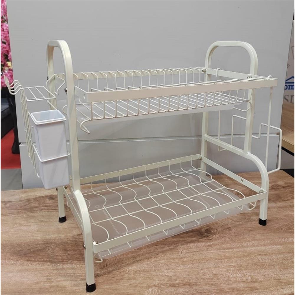 DISH DRAINER KECH MODISH 42X25X42CM YS20634MPWHITE WHITE