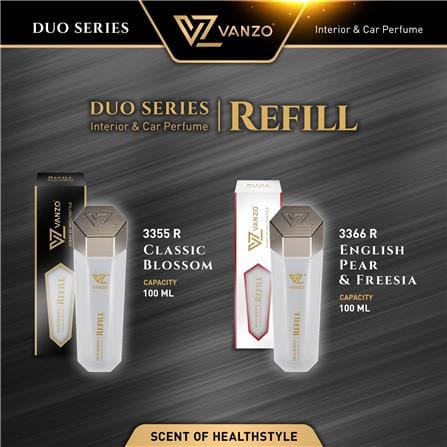 VANZO DUO SERIES REFILL ENGLISH PEAR & FREESIA 3366 100ML