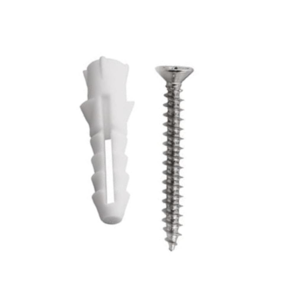 DEXZON PLASTIC ANCHORS WITH SCREW 10EACH