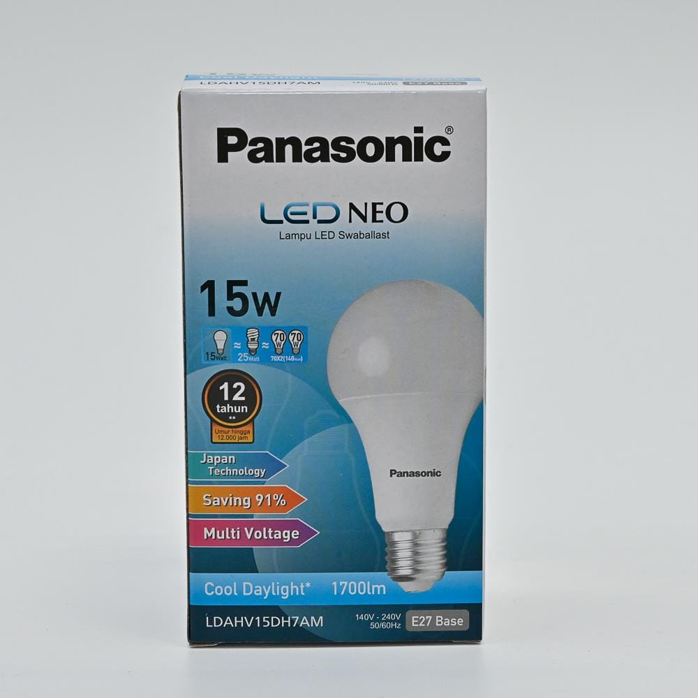 PANASONIC LED BULB NEO 15W E27 COOL DAYLIGHT LDAHV15DH7AM/9AM
