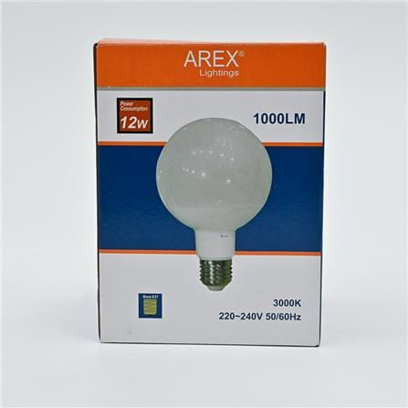 LED G9512W 3K E27 WARM WHITE LEDG9512Y27 AREX