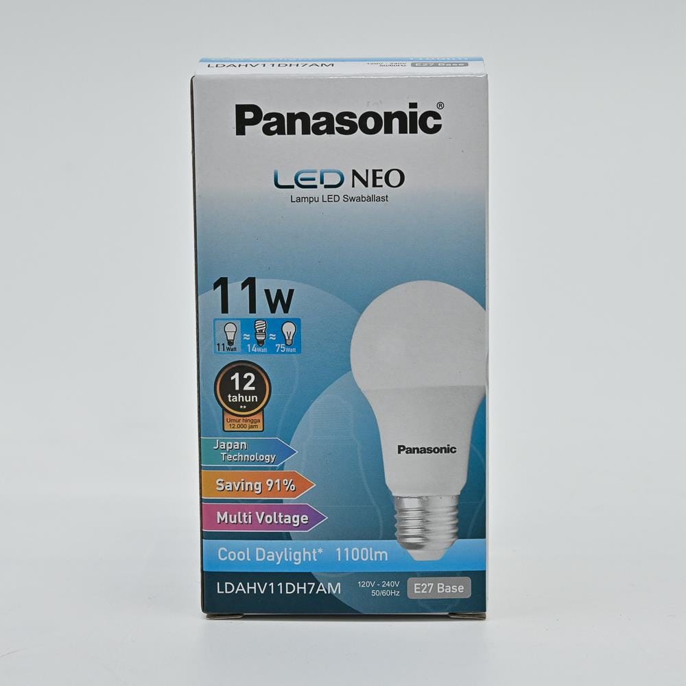 PANASONIC LED BULB NEO 11W E27 COOL DAYLIGHT LDAHV11DH7AM/9AM