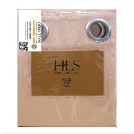 HLS CURTAIN EYELET CHAMOMILE 140X180CM ORANGE