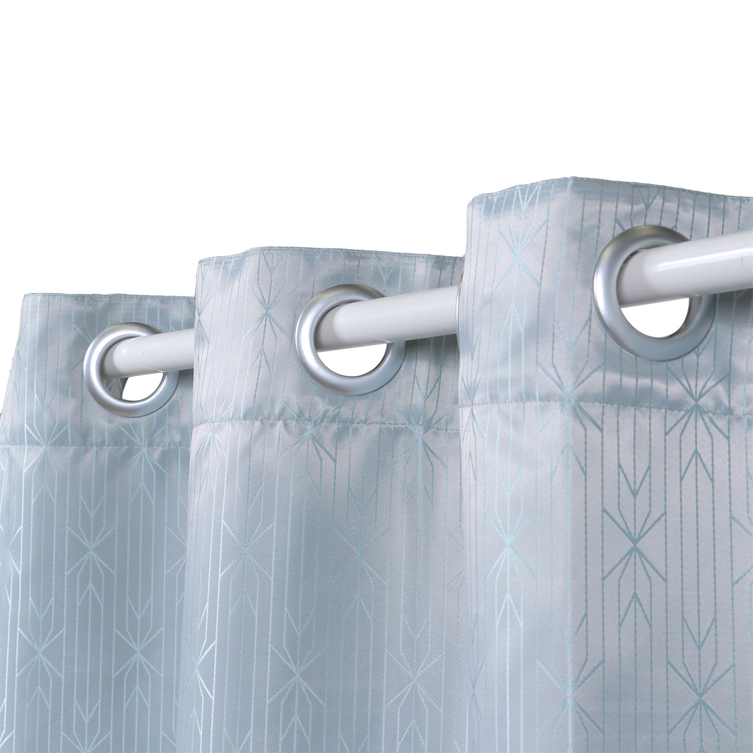 HLS CURTAIN EYELET GAROS UV 135X220CM GRAY