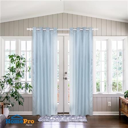 HLS CURTAIN EYELET GAROS UV 135X280CM GRAY
